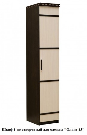 Шкаф 1-но створчатый для одежды "Ольга-13" (штанга) в Нижнем Тагиле - nizhniy-tagil.mebel-74.com | фото